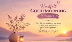 Heartfelt Good Morning Prayers