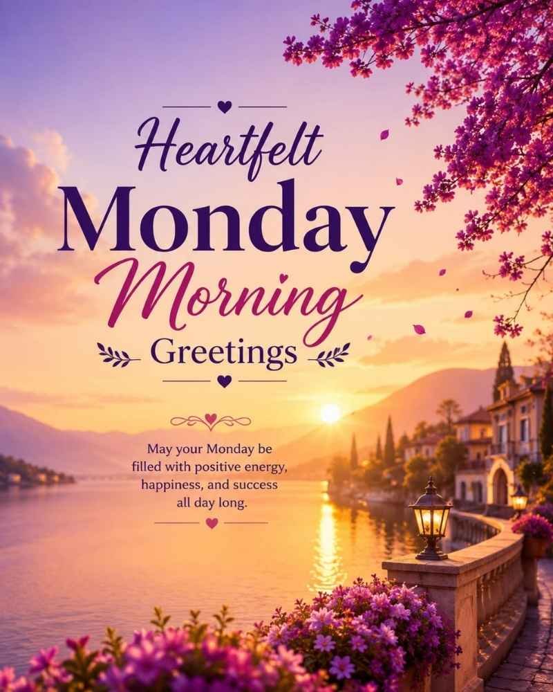 Heartfelt Monday Morning Greetings