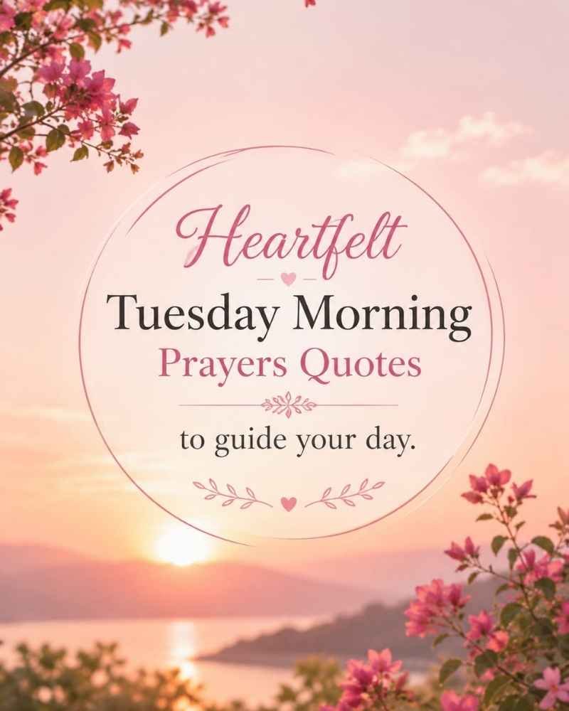 Heartfelt Tuesday Morning Prayer Quotes to Guide Your Day