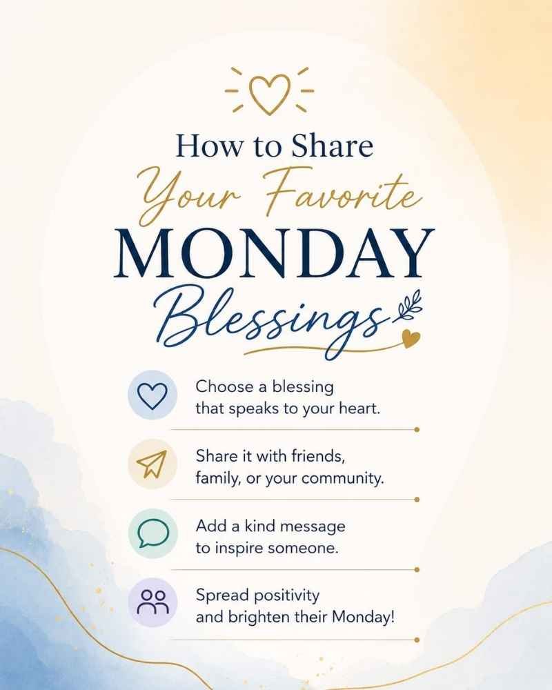 How to Share Your Favorite Monday Blessings