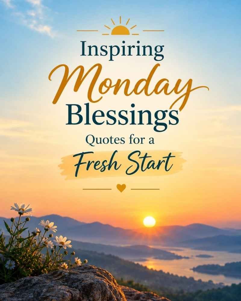 Inspirational Blessings for Monday