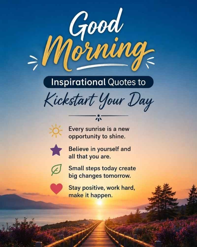 Inspirational Good Morning Quotes to Kickstart Your Day