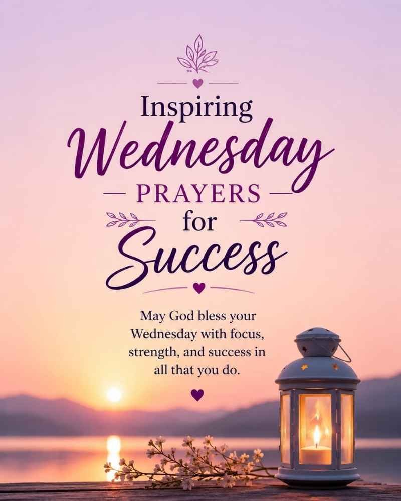 Inspirational Positive Morning Prayers For Wednesday