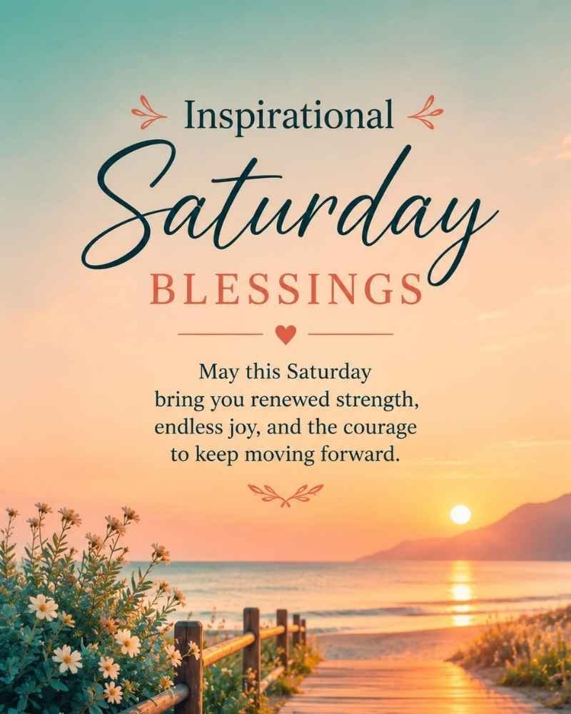 Inspirational Saturday Blessings
