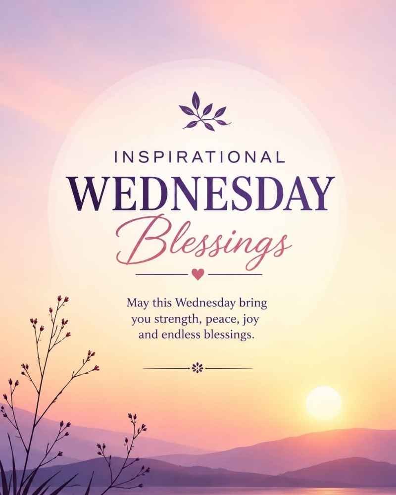 Inspirational Wednesday Blessings