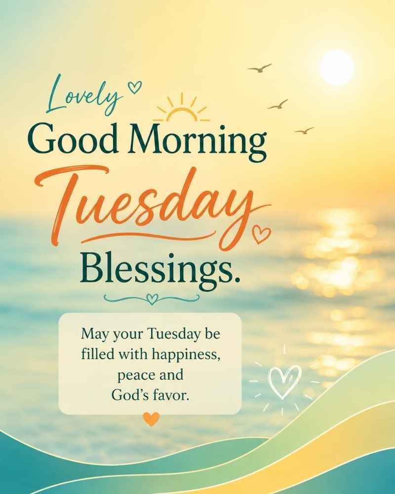 Lovely Good Morning Tuesday Blessings