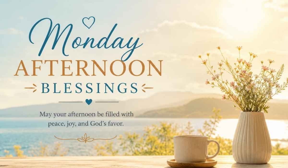 Monday Afternoon Blessings