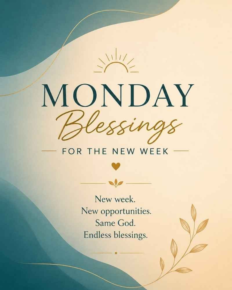 Monday Blessings for the New Week