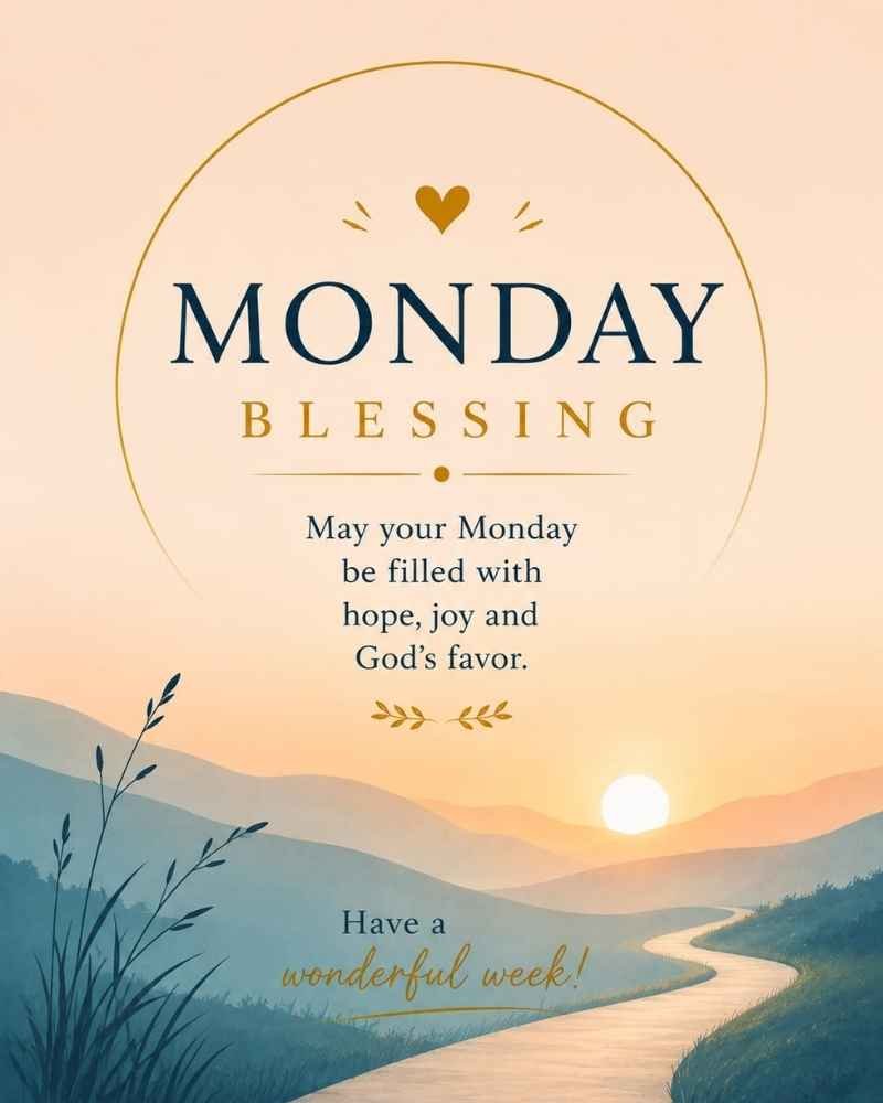 Monday Blessings Images