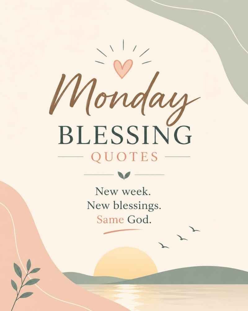 Monday Blessings Quotes