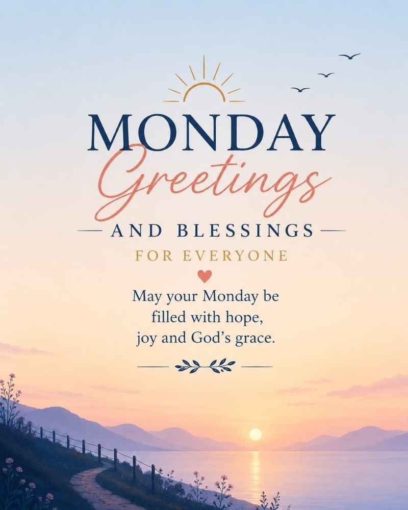Monday Greetings and Blessings for Everyone