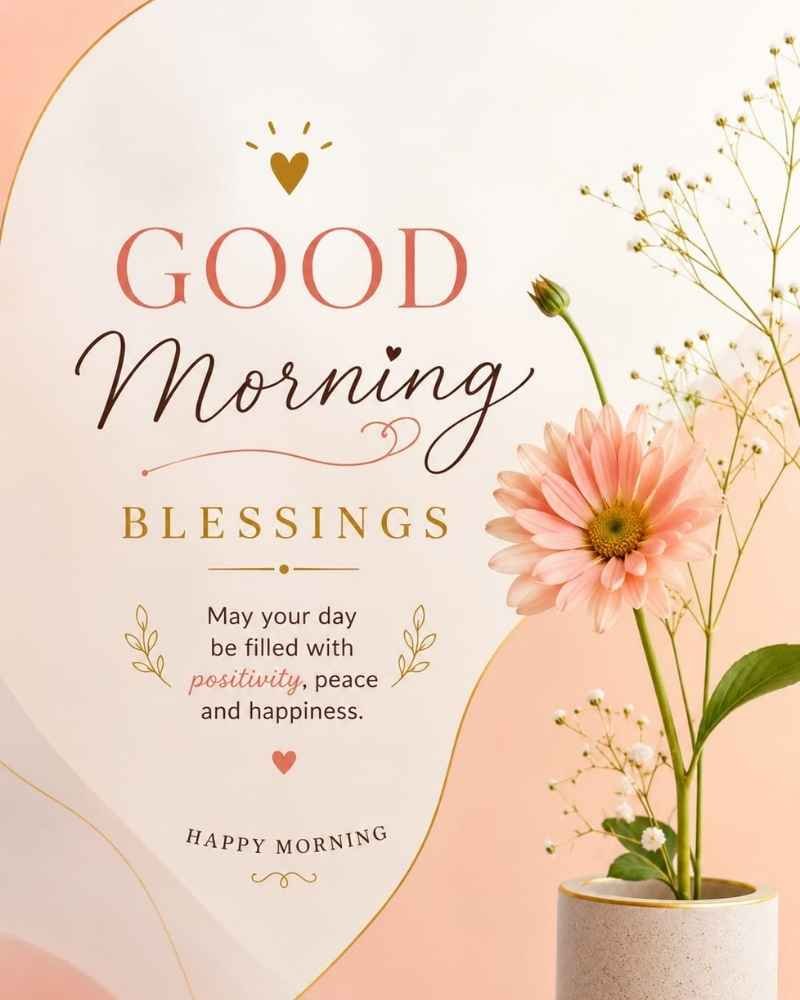 Positive Good Morning Blessings for a Happy Morning