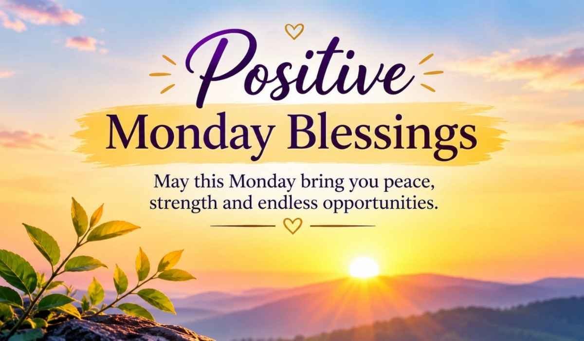 Positive Monday Blessings