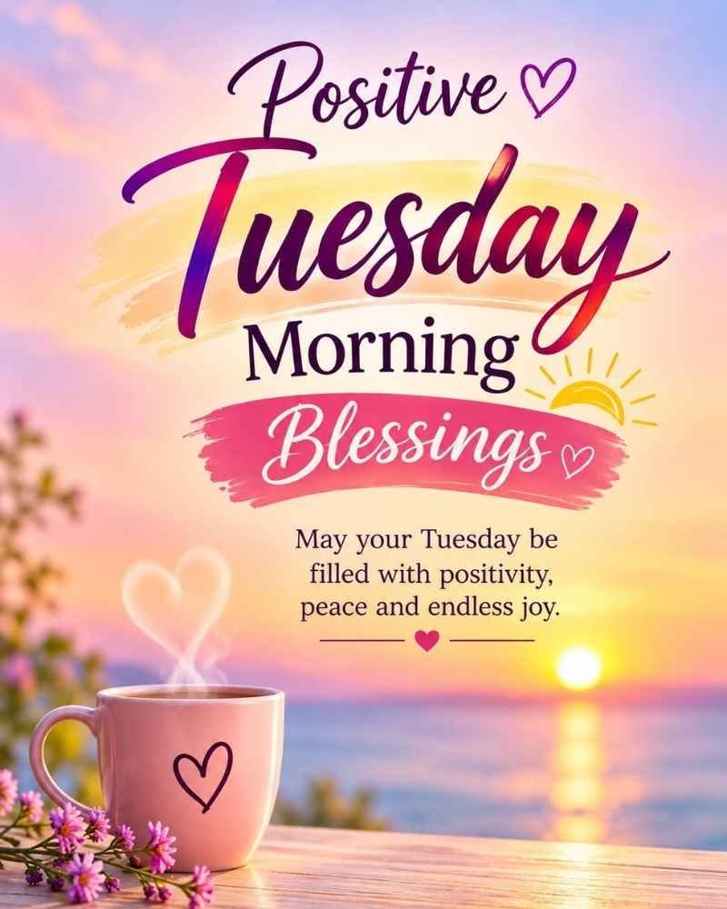 Positive Tuesday Morning Blessings