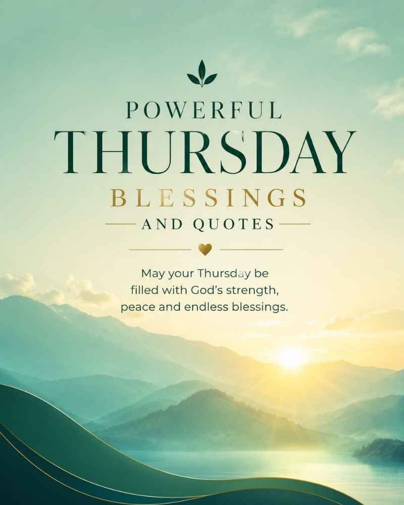 Powerful Thursday Blessings & Quotes
