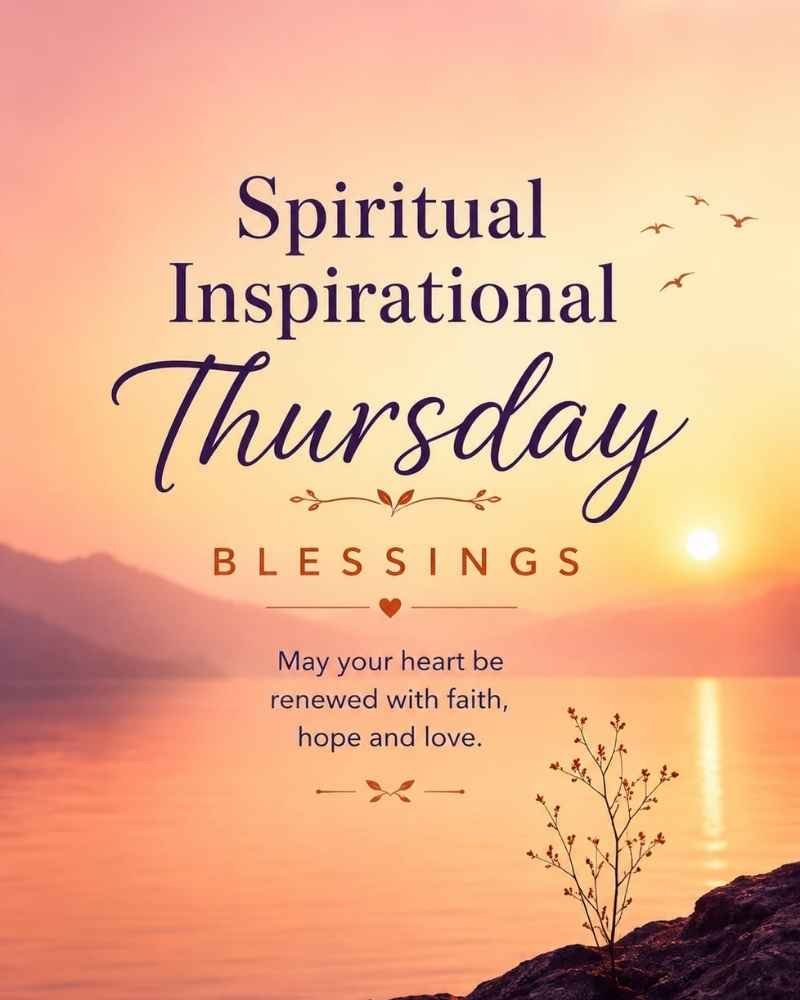 Spiritual Inspirational Thursday Blessings











