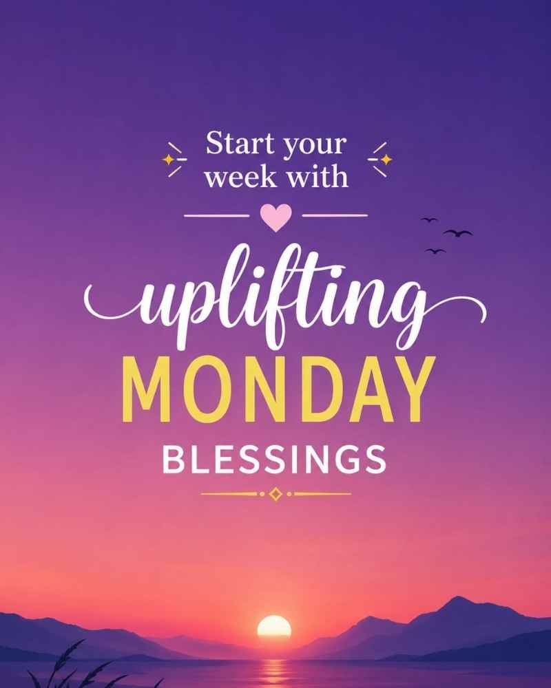 Start Your Week With Uplifting Monday Blessings