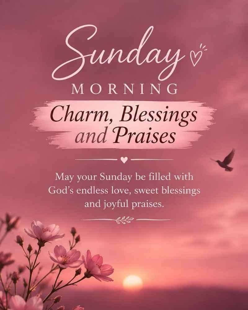 Sunday Morning Charm Blessings & Prayers