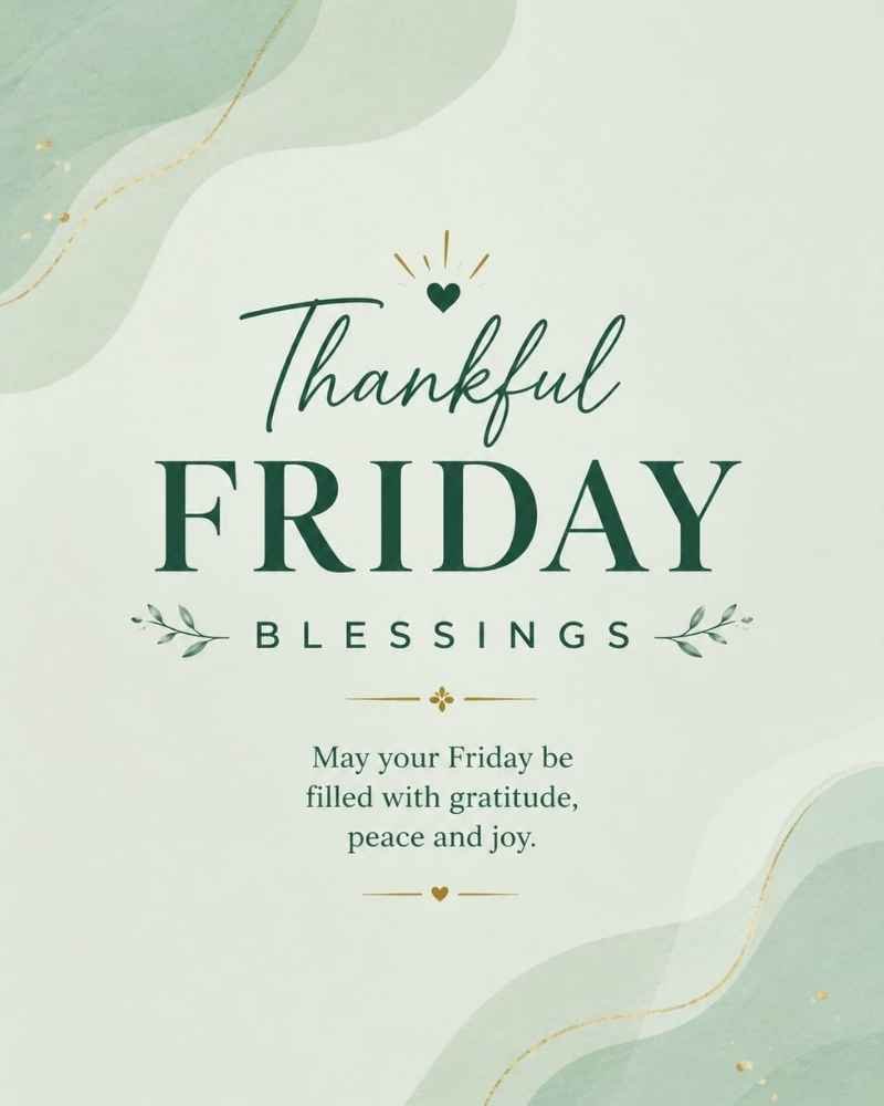 Thankful Friday Blessings