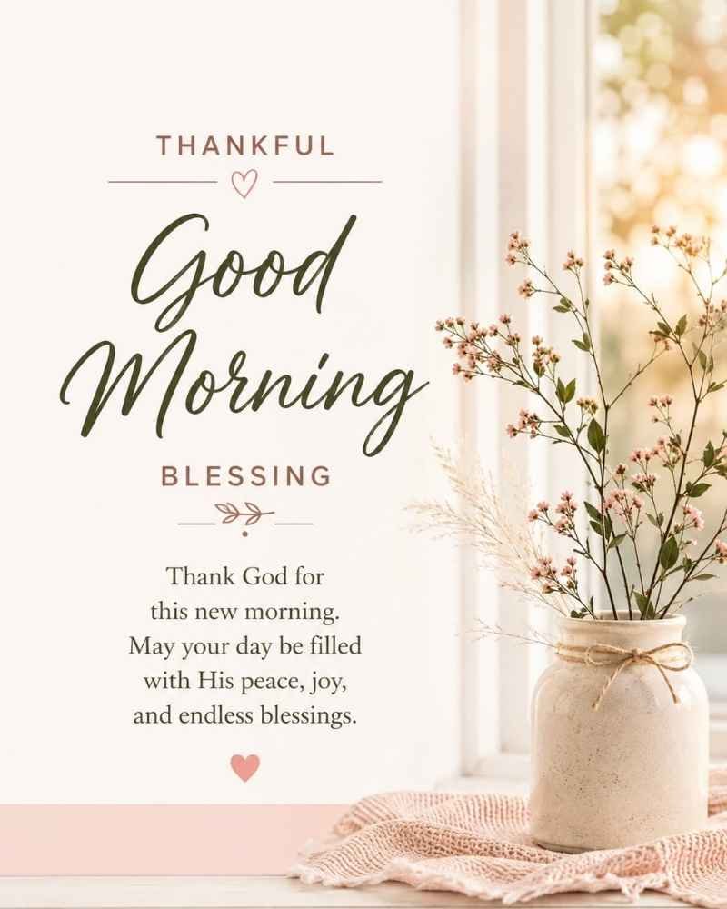 Thankful Good Morning Blessings