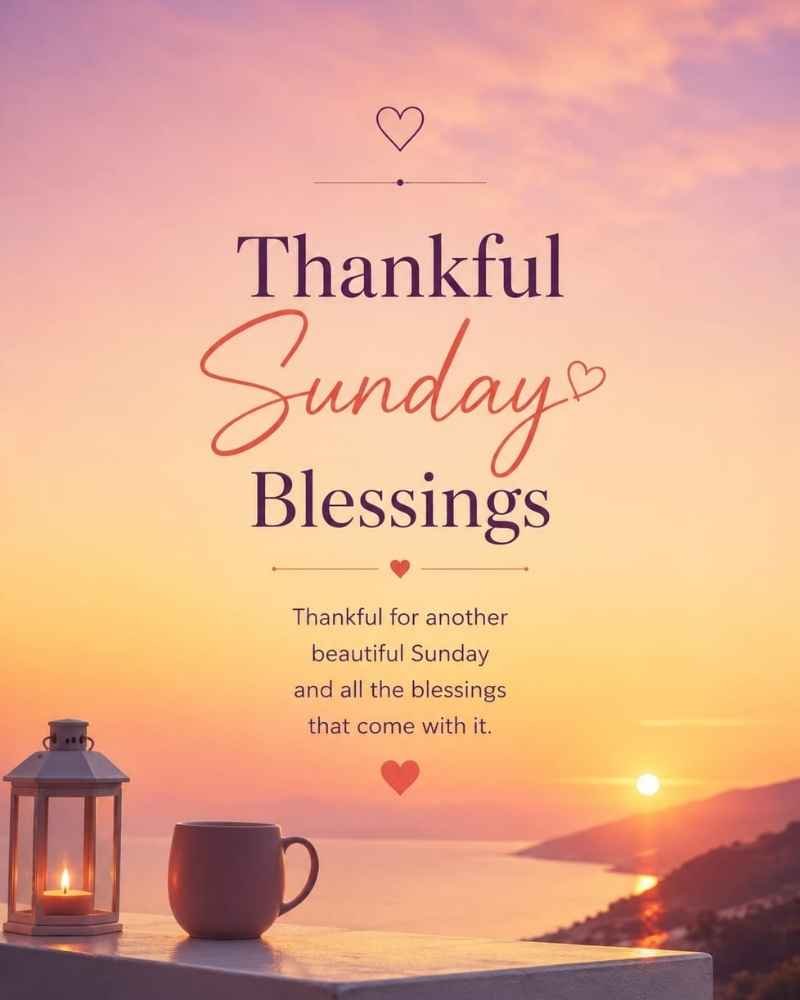 Thankful Sunday Blessings