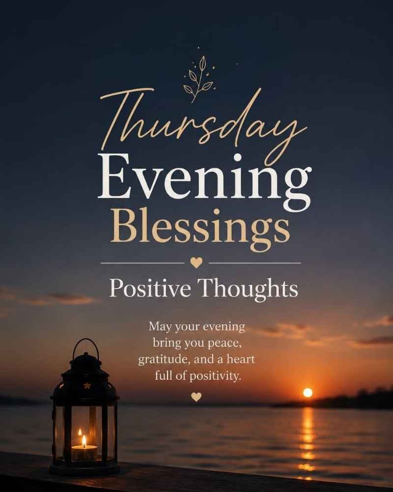 Thursday Evening Blessings and Positive Thoughts