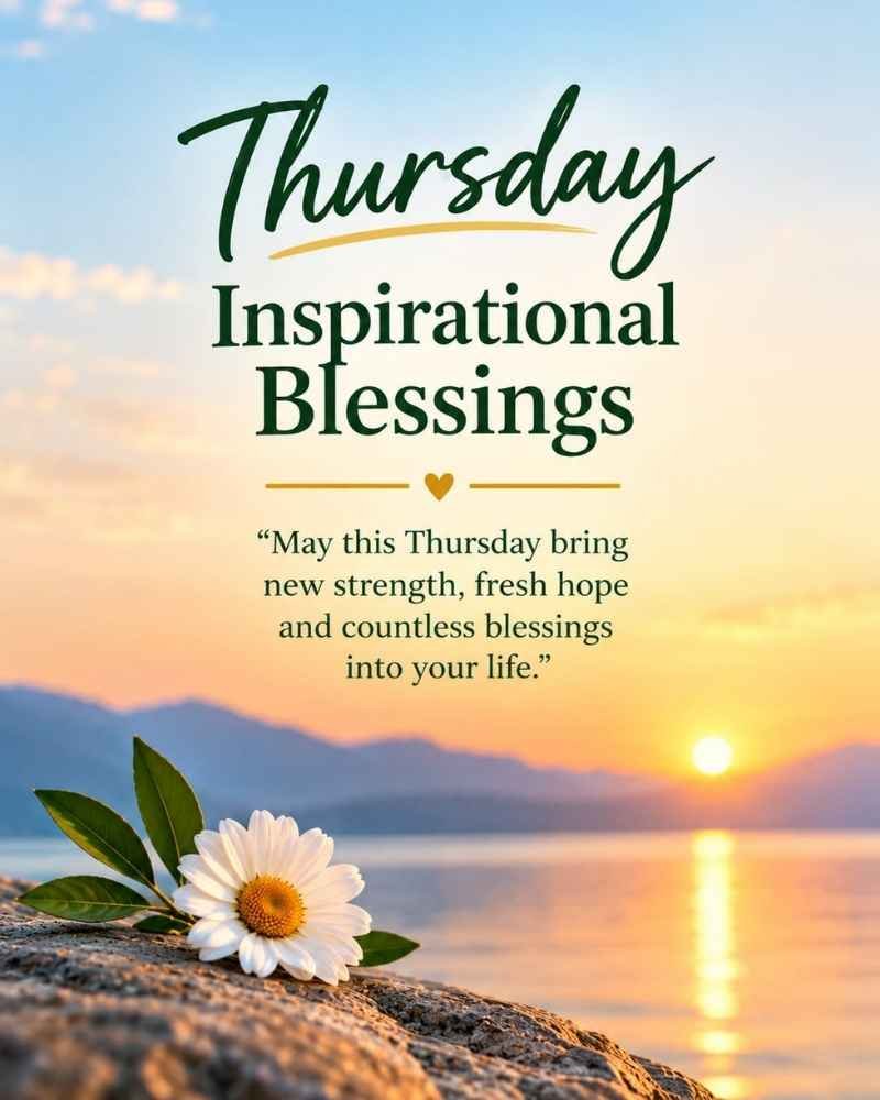 Thursday Inspirational Blessings