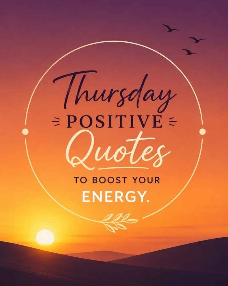 Thursday Positive Quotes to Boost Your Energy