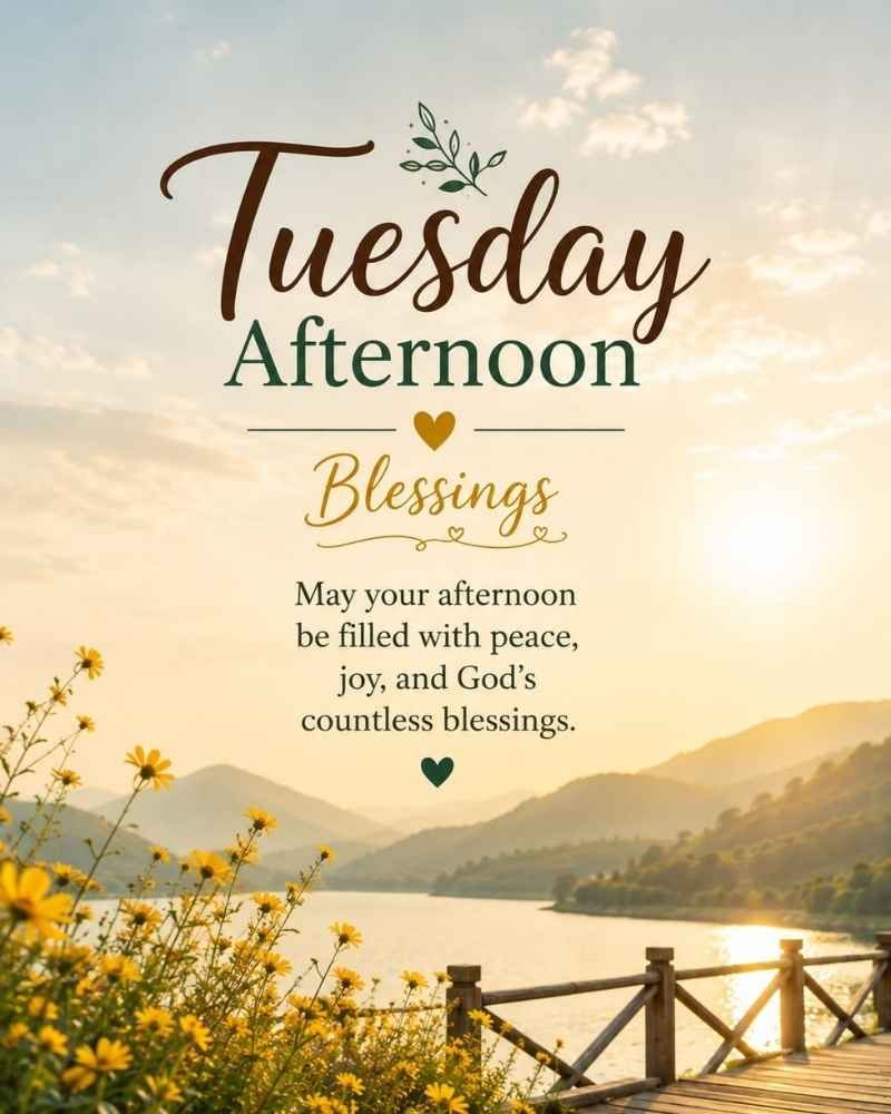 Tuesday Afternoon Blessings