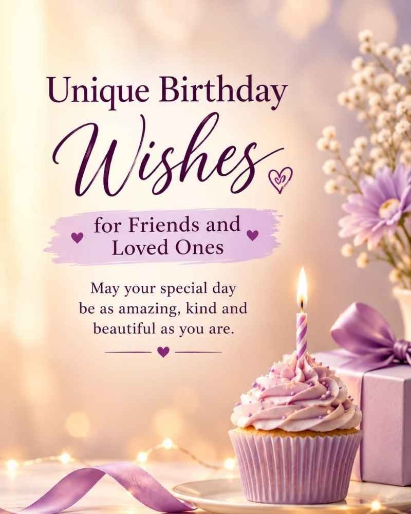 Unique Birthday Wishes For Friends And Loved Ones