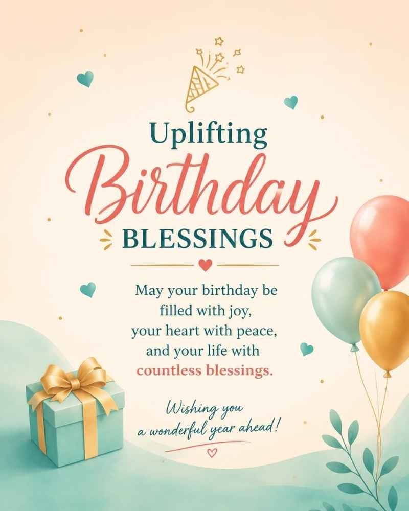 Uplifting Birthday Blessings