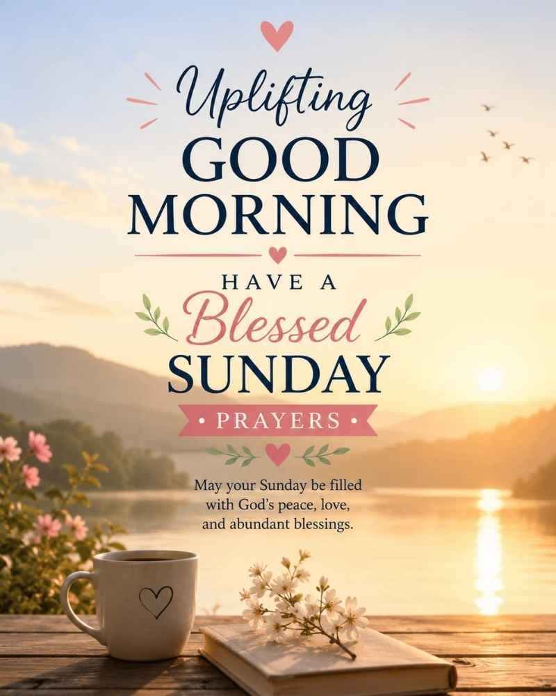 Uplifting Good Morning, Have a Blessed Sunday Prayers