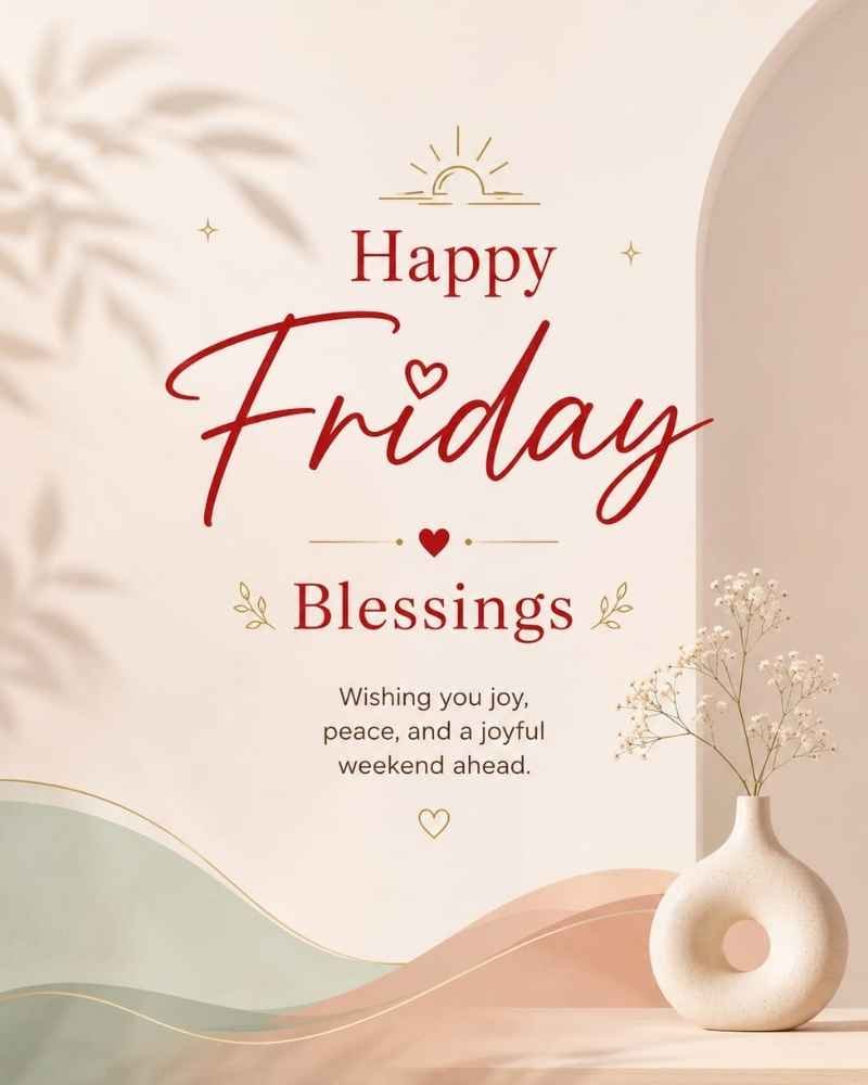 Uplifting Happy Friday Blessings for a Joyful Weekend