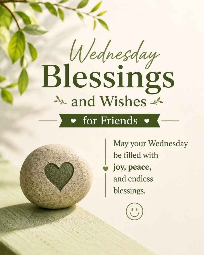 Wednesday Blessings & Wishes for Friends
