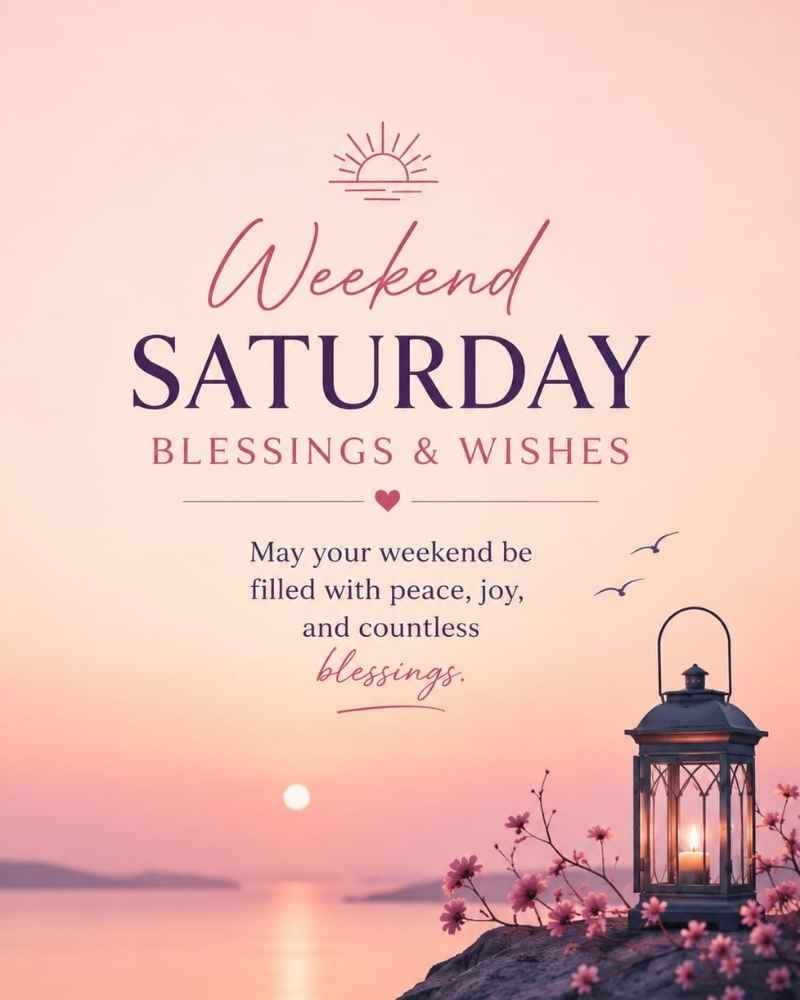 Weekend Saturday Blessings and Wishes
