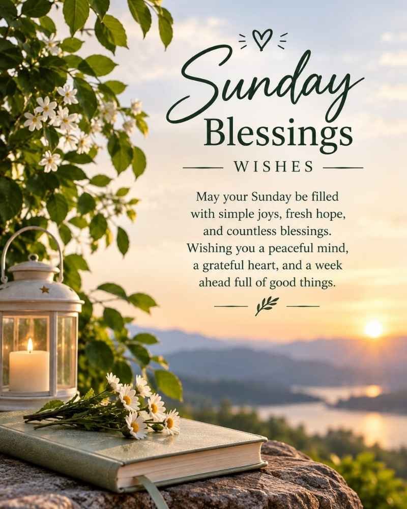 Sunday Blessings Wishes