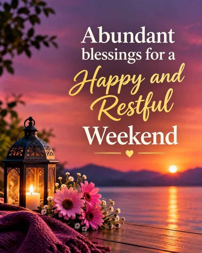 Abundant Blessings for a Happy and Restful Weekend
