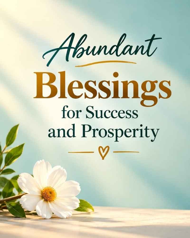 Abundant Blessings for Success and Prosperity