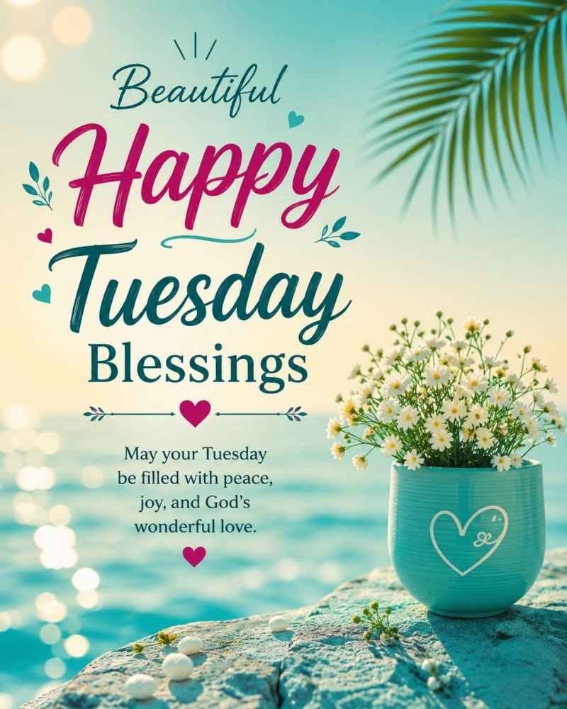 Beautiful Happy Tuesday Blessings