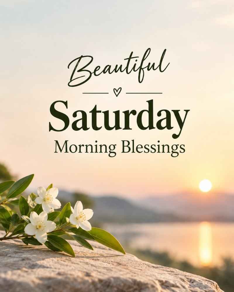 Beautiful saturday morning blessings