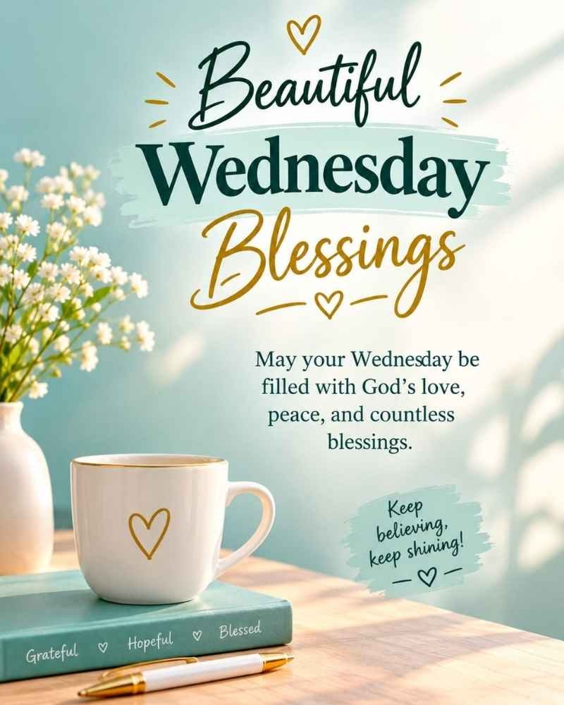 Beautiful Wednesday Blessings Images