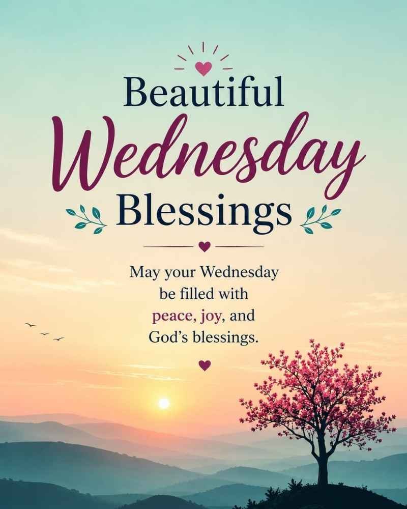 Beautiful Wednesday Blessings Images with Quotes