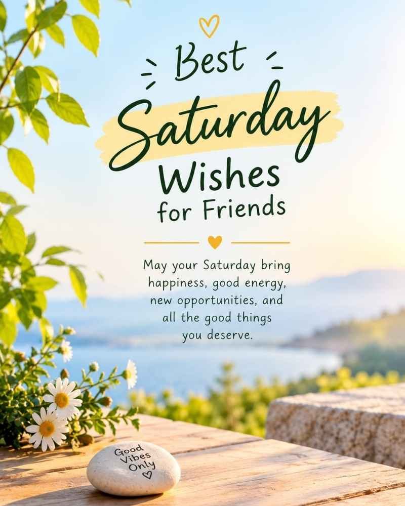Best Saturday Wishes for Friends