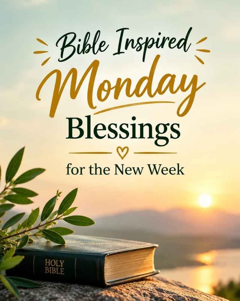 Bible-Inspired Monday Blessings for the New Week