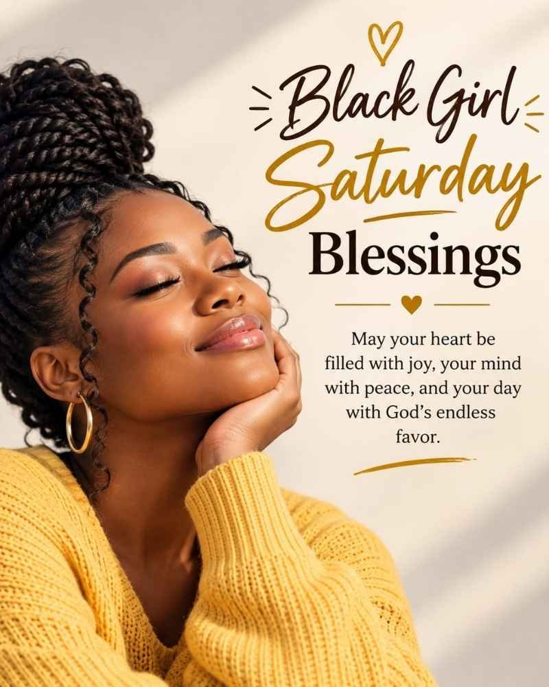 Black Girl Saturday Blessings
