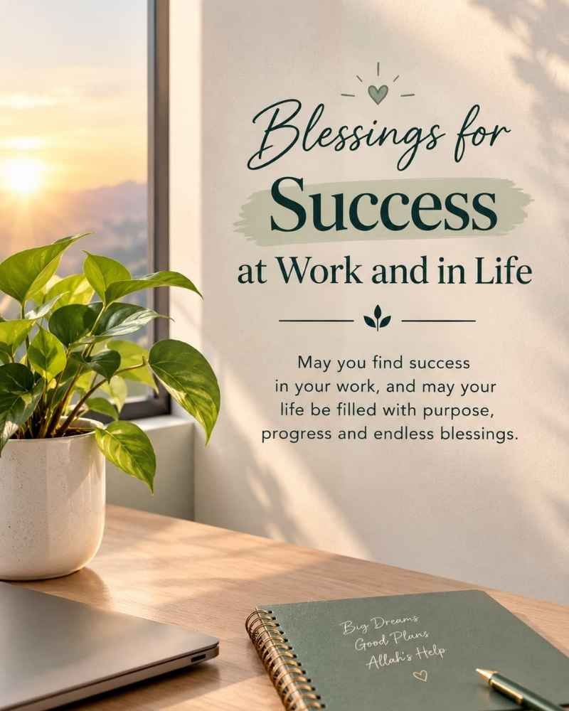 Blessings for Success at Work and in Life