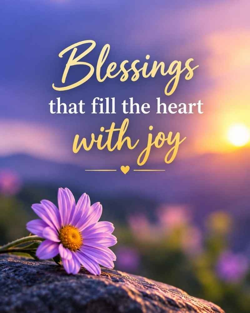 Blessings That Fill the Heart With Joy