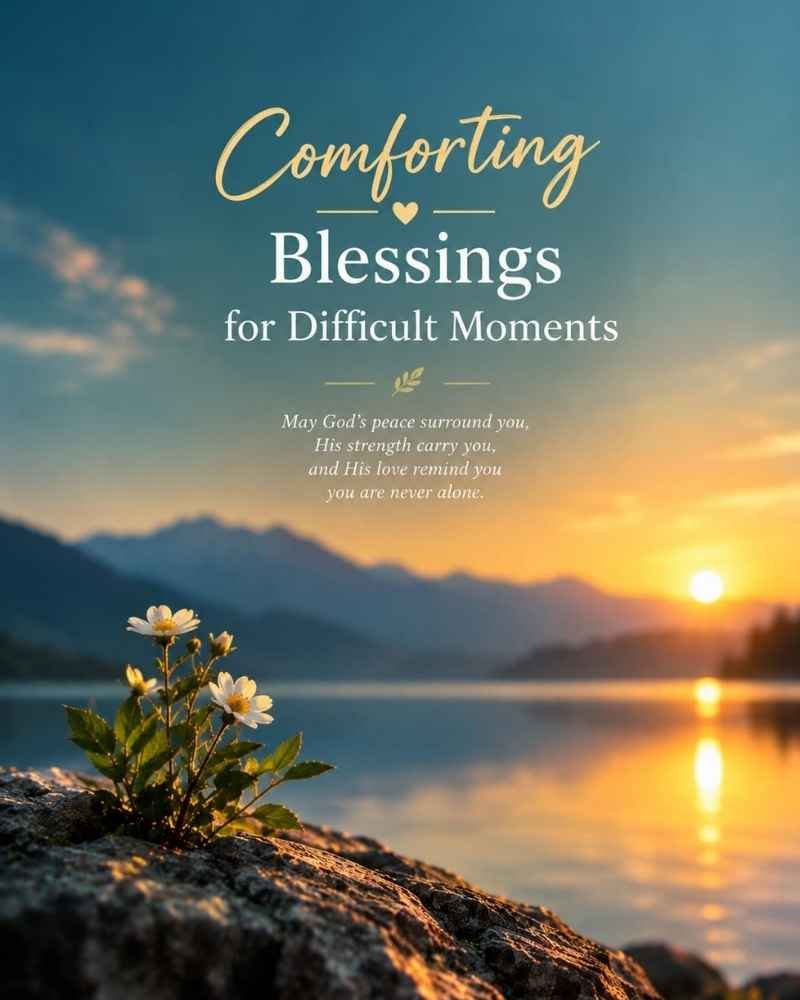 Comforting Blessings for Difficult Moments