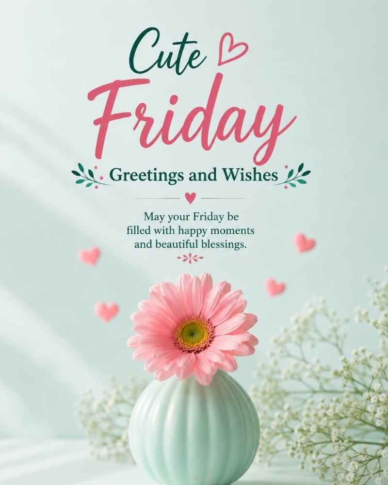 Cute Friday Greetings and Wishes