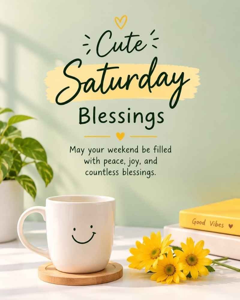 Cute Saturday Weekend Blessings